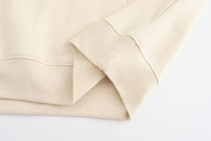 Sudadera con capucha de gran tamaño de lana de algodón 100% unisex, sudadera en blanco con estampado personalizado para ropa de compresión de invierno - Product Image 6