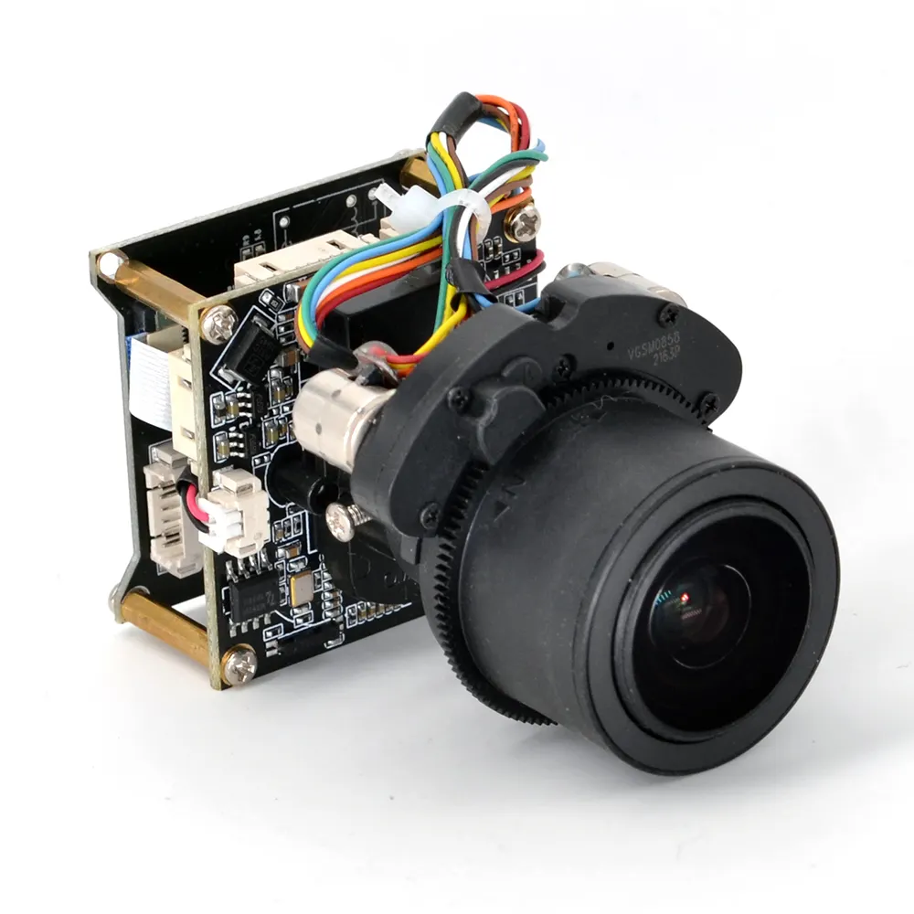 SIP-S327G-2812 IMX327 + GK7205V300 ، CVBS UVC 2.8-12 مللي متر عدسة بموتور 2.0mp 30fps 1/2.8 "CCTV WIFI UAV PCB كاميرا شبكية عالية الوضوح لوحة تركيبية