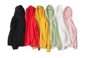 Sweat à capuche unisexe personnalisé en molleton 180g, mélange polyester-rayonne, pour homme, couleur unie, avec poches, séchage rapide, respirant - Product Image 2