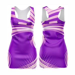 2026 ropa deportiva Unisex de alta calidad transpirable poliéster Reversible Netball uniforme personalizable impreso sin mangas para mujer - Product Image 1