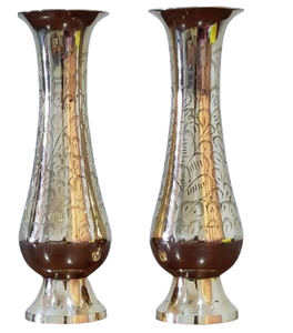 Florero antiguo de latón tradicional hecho a mano, maceta para exhibición al aire libre, decoración de fiesta al aire libre, artículos de regalo. - Product Image 5