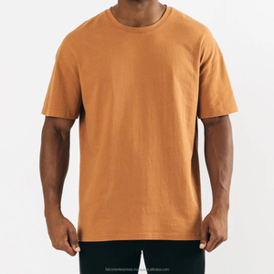 Camiseta para hombre Camiseta de gimnasio 95% algodón 5% Elastano suave entrenamiento Activewear transpirable de gran tamaño Fitness ropa de gimnasio - Product Image 4