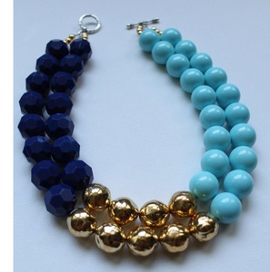 Collar de Cuentas de Resina Hecho a Mano, Joyería de Moda para Mujer, al por Mayor - Product Image 1