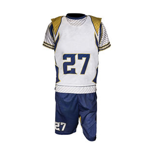 Vêtements de sport de lacrosse unisexes personnalisés 100% polyester, uniformes d'été avec impression de logo, prix bas et abordable pour adultes - Product Image 4