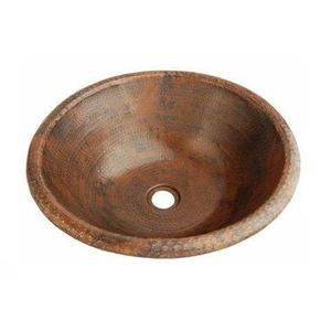 Fregadero de cobre de forma redonda en diseño de lujo antiguo Decoraciones sanitarias Fregadero de baño Fregadero de cobre de la mejor calidad Lavabo grande - Product Image 4