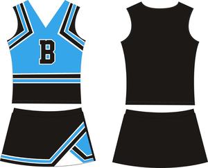 Uniformes de Animadoras Personalizados |   Vestido de Equipo para Niñas y Diseño de Belleza - Product Image 1