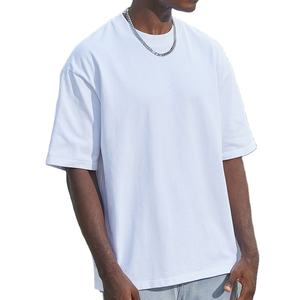 Respirant hommes O cou t-shirts surdimensionné goutte épaule t-shirts séchage rapide haute qualité hommes T-shirts - Product Image 1