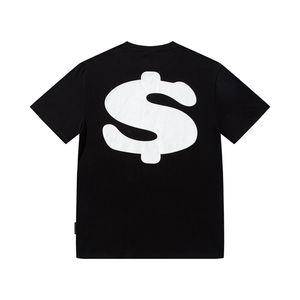 T-shirt en coton 100% pour homme, surdimensionné, imprimé à l'écran, tricoté uni, avec 3D - Product Image 2