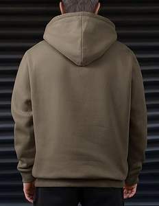 เสื้อฮู้ดผู้ชายลำลองสำหรับฤดูหนาว สีพื้น ทรงปกติ ผ้าฝ้าย 100% เป็นมิตรกับสิ่งแวดล้อม แห้งเร็ว ระบายอากาศดี แฟชั่นทันสมัย - Product Image 5