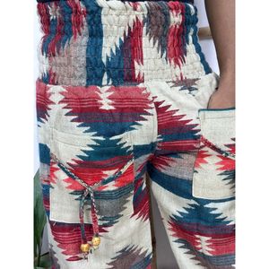 Yak <b>Wool</b> Blend Boho Unisex Harem <b>Pant</b> Aztque Geometric Pattern Comfortable Non-Dermatological Hipster Tribal Trouser Handmade - Product Image 2