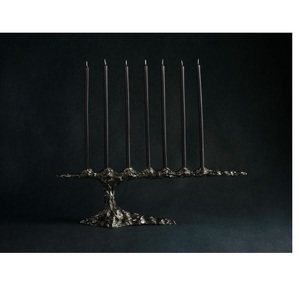 Support de bougie en laiton et aluminium sur mesure fait à la main, finition haut de gamme, style moderne, porte-bougie, décoration d'intérieur haut de gamme - Product Image 1