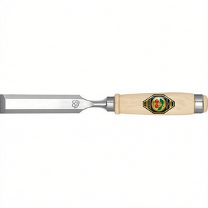 Ciseaux de coupe Ulm Style CHERRY 18 mm avec 2 pinces en acier et manche en hêtre, design traditionnel pour la coupe et le poinçonnage - Product Image 3