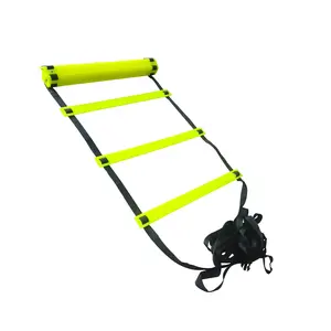 top selling training equipment speed agility rainbow ladder 8, 12, 20 rungs with multi colors for exercise speed training