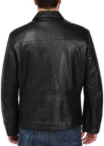 แจ็คเก็ตหนังมอเตอร์ไซค์สไตล์คลาสสิคแบบเปิดด้านล่าง รุ่นยอดนิยมล่าสุด แจ็คเก็ตหนังนักแข่งสำหรับผู้ชาย ขายส่ง ปี 2024 - Product Image 2