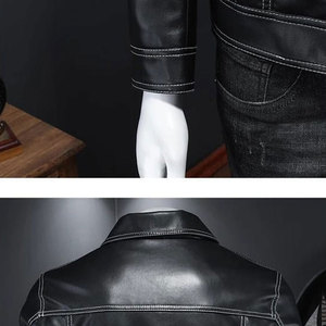 Chaqueta de cuero para hombre personalizada de calidad más popular, chaqueta de cuero para moto de alta calidad hecha en Pakistán para hombre - Product Image 6