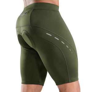 Venta al por mayor de pantalones cortos deportivos transpirables pantalones cortos de bicicleta con función de secado rápido almohadilla sólida de talla grande ciclismo babero corto - Product Image 1