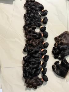 Extensiones de Cabello Humano Virgen al por Mayor, Cabello Indio Rizado Natural, 100% Alineado con la Cutícula, Envío Rápido - Product Image 2