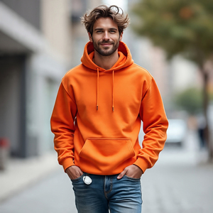 Sudaderas con capucha de algodón 100% de alta calidad, sudaderas con patrón sólido a la moda para hombres y mujeres, Fabricante Mayorista de invierno a granel - Product Image 4