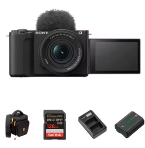 Mejor Precio Cámara sin Espejo Son__y A6700Oo con Lente de 18-135 mm, Cámara de Video DSLR con Sensor CMOS, Compatible con Tarjetas SD - Product Image 1