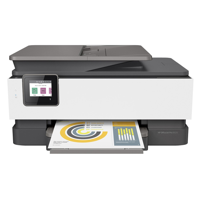 HESHUN 8020 A4 Colour Multifunction Inkjet Printer for HP OfficeJet Pro 8020 All-in-One Printer WIFI Print, Scan, Copy, Fax