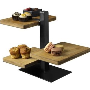 Support de serveur de nourriture en bois de luxe de créateur Table à manger de haute qualité Meilleure vente Décoration intérieure Fête d'occasion - Product Image 4