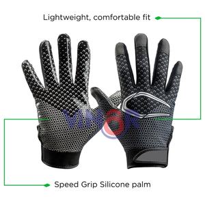 Gants de football américain professionnels de dernière génération 2026, best-sellers, haute qualité, service de personnalisation en cuir avec OEM - Product Image 4