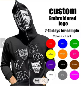 Custom Stone Washed <b>Hoodie</b> 100%Cotton French Terry Long <b>Sleeve</b> Pullover Vintage Distress <b>Double</b> <b>Layer</b> Hoodies for Men - Product Image 1