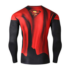 Vêtements de sport de haute qualité en gros Rash Guard ODM Manches longues Protection pour hommes Respirant Couleurs et tailles personnalisées - Product Image 6