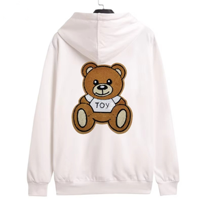 เสื้อฮู้ดดี้พิมพ์ลายตามสั่งสำหรับผู้ชาย ปักลายเชนิลล์ด้านหน้า หนานุ่ม ใส่ได้ในฤดูหนาว เป็นมิตรกับสิ่งแวดล้อม คุณภาพสูง ปี 2025 โดย Viral Pakistan - Product Image 4