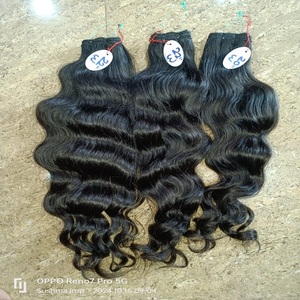 Cheveux brésiliens vierges Remy cheveux indiens bruts non transformés de haute qualité disponibles en Afro Wave Kinky Styles longueurs 8-30 pouces - Product Image 4