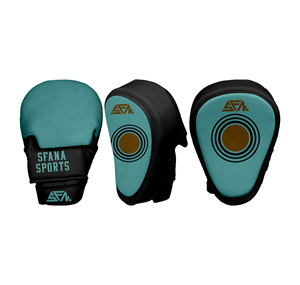 OEM 2025 Juegos de boxeo de cuero genuino con logotipo personalizado con almohadillas de enfoque de PU Guantes de perforación Equipo para entrenamiento de combate de artes marciales - Product Image 4