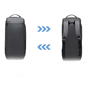 ถุงผ้าไนลอนกันน้ำความจุขนาดใหญ่สำหรับการเดินทางกระเป๋ายิมทนทานสำหรับฟิตเนสกระเป๋าเดินทางพับได้หลายซิป - Product Image 5