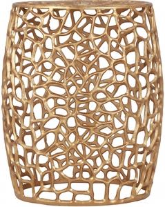 Mesa auxiliar de lujo con tapa de cristal, accesorios decorativos para el hogar para sala de estar y Hotel, diseño elegante de mesa auxiliar de café - Product Image 5