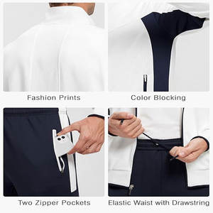 Avec col à capuche pour les sports d'hiver Entraînement Dernier design personnalisé Survêtement uni en polaire pour hommes Survêtement pour hommes - Product Image 5