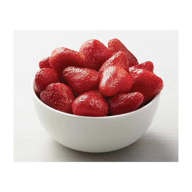 IQF Frozen Red Color Strawberry Dices With BRC