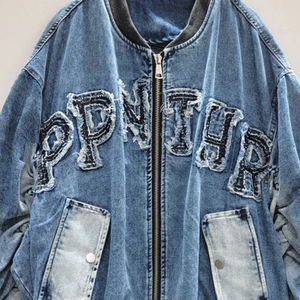 Chaquetas de mezclilla transpirables de alta calidad para mujer Estampados de transferencia de calor Prendas de abrigo de moda para verano Otoño Invierno - Product Image 6