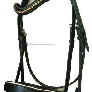 Cuir de bride de cheval de qualité supérieure de haute qualité avec boucle plusieurs couleurs prix de gros pour l'équitation - Product Image 1