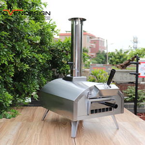 Buen Precio <span class=keywords><strong>de</strong></span> acero inoxidable 13 pulgadas Mini <span class=keywords><strong>Pizza</strong></span> Maker horno al aire libre <span class=keywords><strong>de</strong></span> <span class=keywords><strong>leña</strong></span> para pistas con rectángulo <span class=keywords><strong>Pizza</strong></span> horno <span class=keywords><strong>Pan</strong></span> - Product Image 3