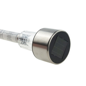 Lampe solaire LED de jardin, lampe solaire en acier inoxydable - Product Image 5