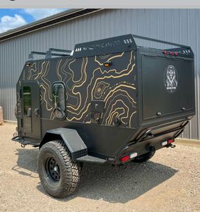 Pequeño Camping Mini Travel Trailer Camper Teardrop Caravan RV en venta | mini cápsula caravana para pequeñas camionetas. - Product Image 2