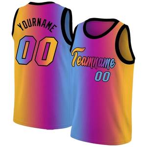 Maillot de basket-ball personnalisé Orange blanc col rond sublimation hauts hommes séchage rapide maille uniformes de basket-ball match de ligue 2026 - Product Image 3