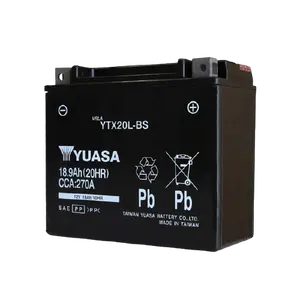 motorcycle battery YTX20L-BS yuasa battery motorcycle