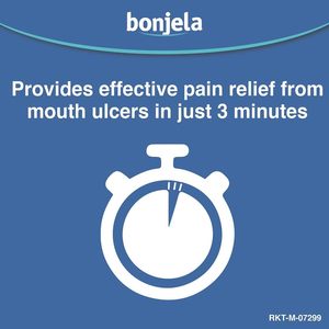 Gel Oral Bonjela 15g para Alivio Rápido del Dolor por Úlceras Bucales y Aftas, Producto para el Cuidado de Dentaduras - Product Image 1
