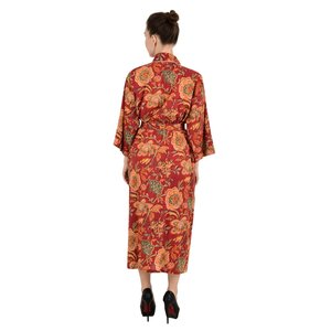 Pur Coton <b>Robe</b> Kimono Indien Handblock Jaipur Luxe Floral Imprim t-Printemps <b>Robe</b> Indienne Boho Pour Plage Et Casual Dresses - Product Image 5