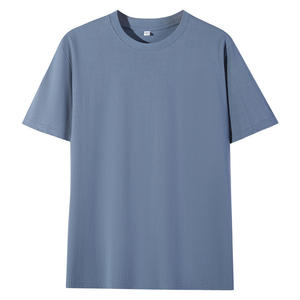 T-shirt à manches courtes en coton peigné 180g, épaules droites, coupe ample, personnalisable OEM, t-shirt d'équipe pour hommes à manches courtes - Product Image 2