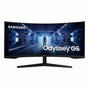 Monitor para Juegos Samsung C34G55TWWP de 34 Pulgadas UltraWide Dual Quad HD, Frecuencia de Actualización de 165 Hz, Pantalla Ancha para PC y Computadora - Product Image 1