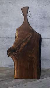 Planche de cuisine en résine antidérapante Blocs de service et de hachage en bois naturel pour ustensiles de cuisine - Product Image 2