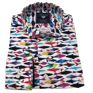 Italian Style Slim Fit <b>Mens</b> Casual <b>Shirt</b> Premium Cotton Poplin Fabric Long Sleeve Woven <b>Shirt</b> - Product Image 6