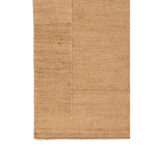 Tapis en jute et chanvre tissé plat beige et marron Daaira PDJT-388 pour usage domestique - Product Image 4