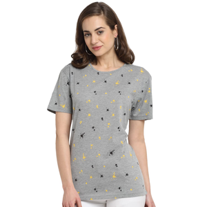 Gran oferta, camisetas de último diseño, camiseta de moda para mujer, la mejor colección de 2023, cuello redondo, manga corta, estampado informal para mujer - Product Image 4
